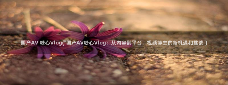 糖心vlog灵犀：国产AV 糖心Vlog(\