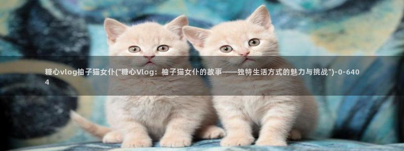 糖心vlog作者:糖心vlog柚子猫女仆(\